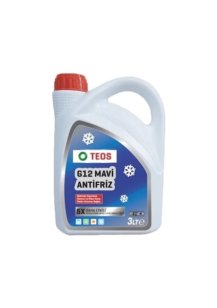 G12 -40C Antifiriz Mavi Antifriz 3 lt