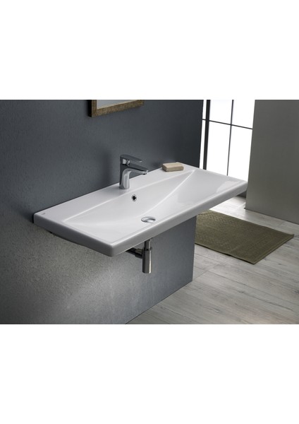 Seramik Elite Etajerli Lavabo 60  x  45 cm