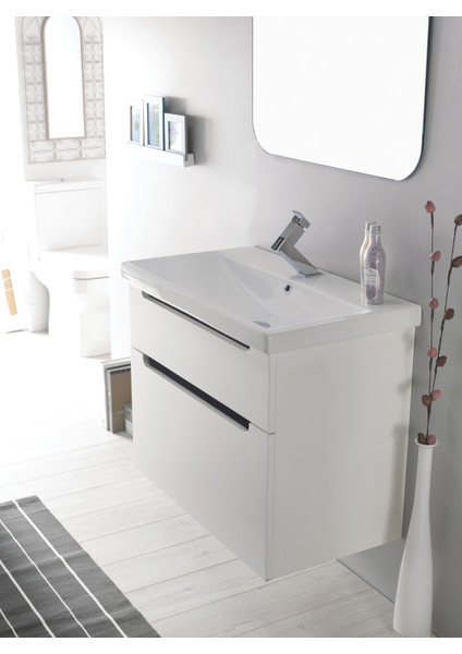 Seramik Elite Etajerli Lavabo 60  x  45 cm