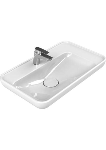 Seramik Lal Lavabo 70 x 42