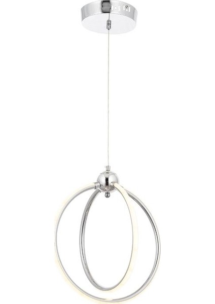 5088-2 Krom LED Avize(Beyaz Işık -Sarı Işık - Gün Işığı)