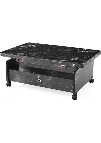 104 Akıllı Sehpa Çift Çekmeceli 3 Kademeli 6 Farklı Fonksiyonlu Sihirli Sehpa