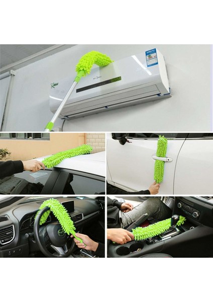 Mikrofiber Bükülebilen Toz Tüy Alma Temizleme Aparatı Fırçası Sopası fırsatları