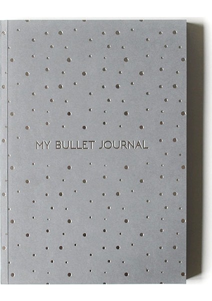 Bullet Journal Grey Noktalı Defter (A5)