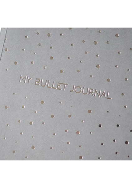 Bullet Journal Grey Noktalı Defter (A5)