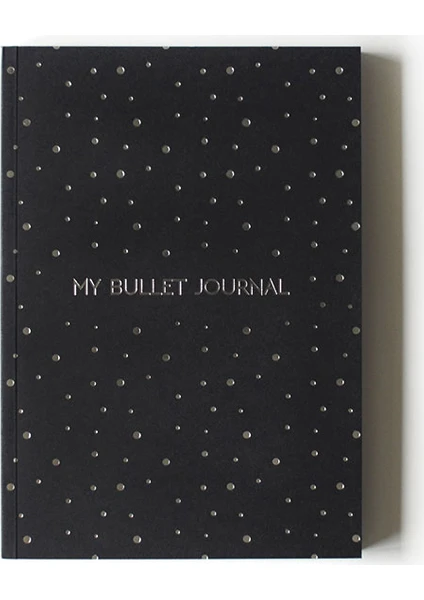 Bullet Journal Black Noktalı Defter (A5)