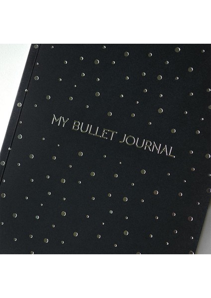 Bullet Journal Black Noktalı Defter (A5)