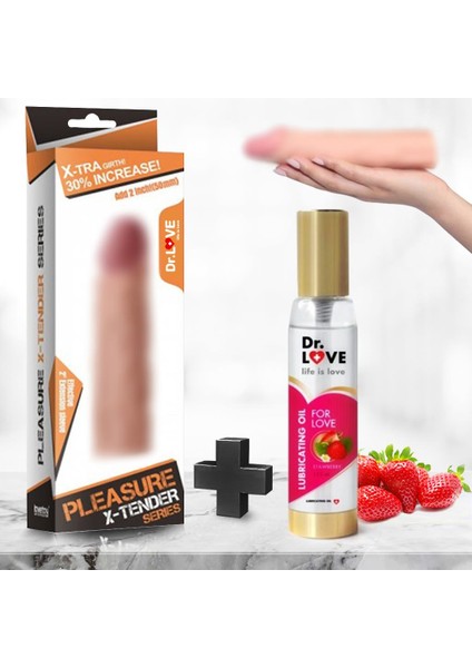 Realistik Ten Rengi Penis Kılıfı +  Jel