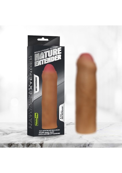 Realistik Sünnetsiz Penis Kılıfı Melez Rengi
