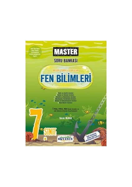 Okyanus Yayınları 7. Sınıf Master Fen Bilimleri Soru Bankası