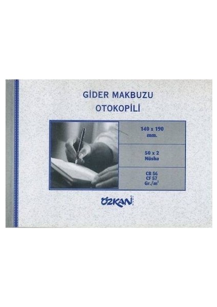 Gider Makbuzu Otocopyli 50 x 2 Nüsha 12 Adet