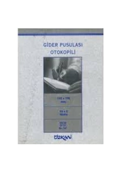 Gider Pusulası Makbuzu Otokopili 50 x 2 Nusha 12 Adet