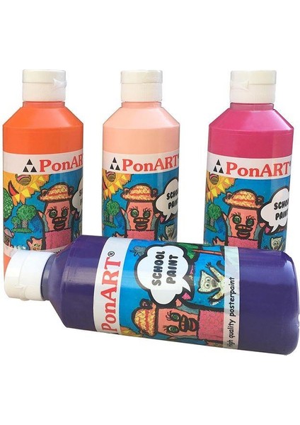 School Paint Okul Boyası 250 Ml. Primary Mavi