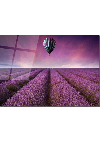 Cam Tablo Balon Tablo 50 x 70 cm Uv Baskı Temperli