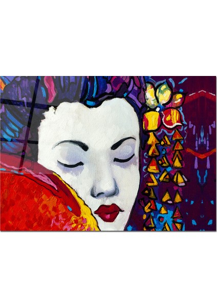 Cam Tablo Pastel Tablo 50 x 70 cm Uv Baskı Temperli