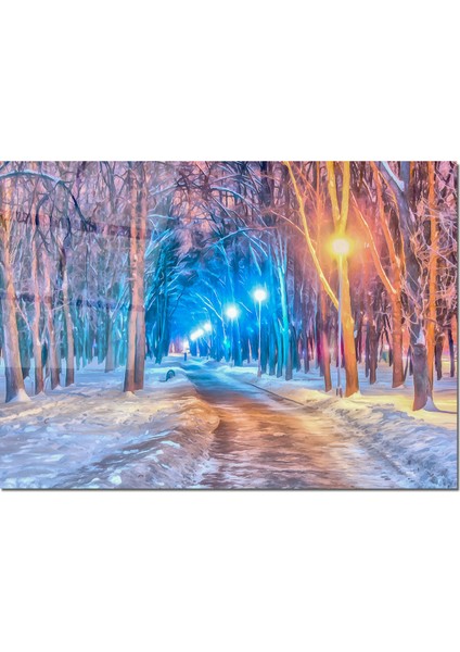 Cam Tablo Pastel Tablo 50 x 70 cm Uv Baskı Temperli