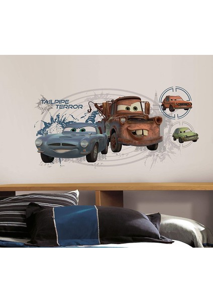 RoomMates RMK1755FLT Arabalar -2 Karışık Duvar Sticker