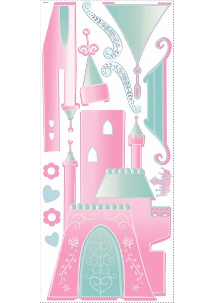 RoomMates RMK1785GM Prenses Şatosu Duvar Sticker modelleri