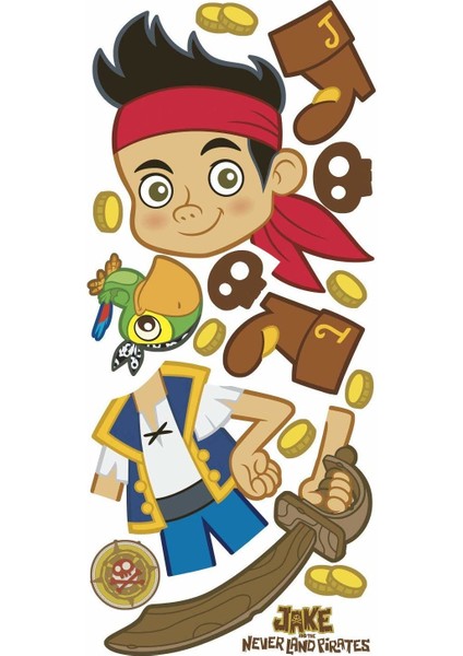 RoomMates RMK1793GM Küçük Jake Duvar Sticker fiyatları