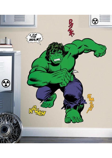 RoomMates RMK2329GM The Hulk Klasikler Büyük Boy Duvar Sticker
