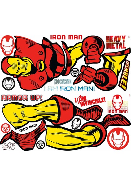 RoomMates RMK2356GM Demir Adam Klasikler Büyük Boy Duvar Sticker modelleri