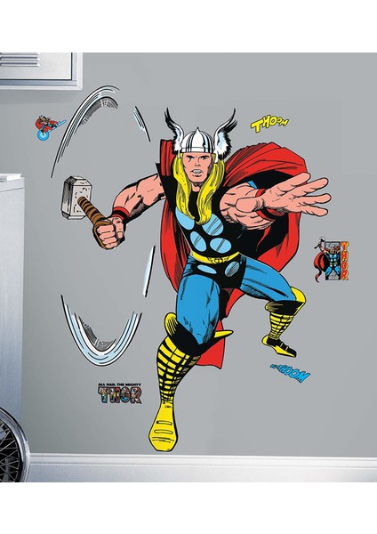 RoomMates RMK2357GM Thor Klasikler Büyük Boy Duvar Sticker