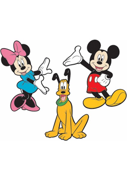 RoomMates RMK2379FLT Mickey Mouse, Minnie Mouse ve Pluto Duvar Sticker fiyatları
