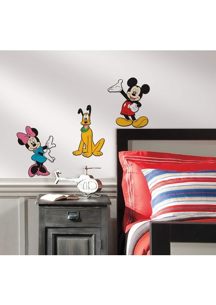 RoomMates RMK2379FLT Mickey Mouse, Minnie Mouse ve Pluto Duvar Sticker