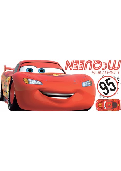 RoomMates RMK2589GM Arabalar - 2 McQueen Duvar Sticker fiyatları