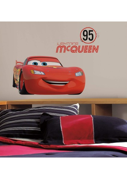 RoomMates RMK2589GM Arabalar - 2 McQueen Duvar Sticker