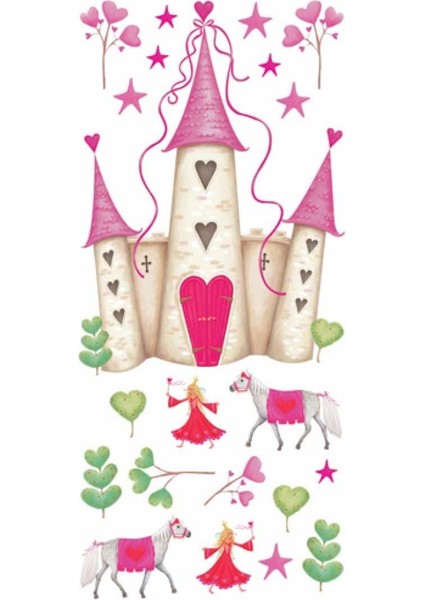RoomMates YH1328M Prensesin Şatosu Duvar Sticker