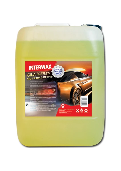 Interwax Cilalı Oto Yıkama Şampuanı 20 kg