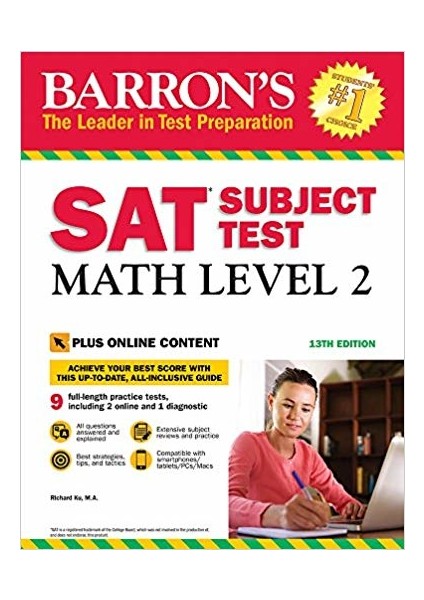 Sat Math Level 2 With Online Tests (13TH Ed.)