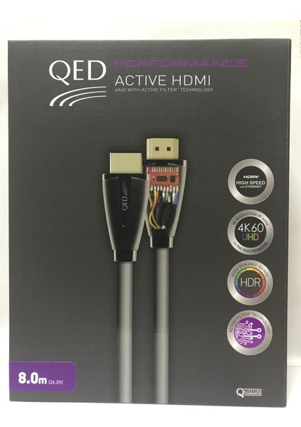 QE-6021 Performance Active HDMI Kablo - 8 mt