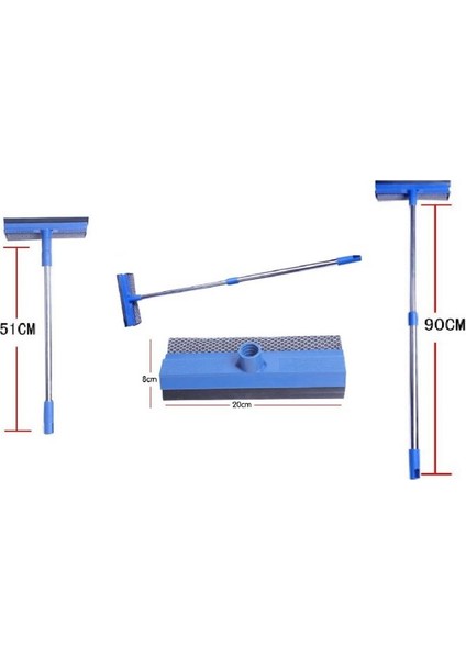 Teleskopik Camsil Çekçek Mikrofiber Cam Silme Aparatı Tablet Mop fiyatları