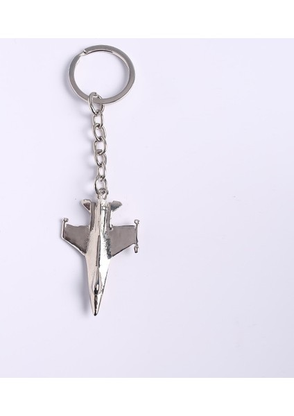 F16 Tasarımlı Metal-Krom Anahtarlık