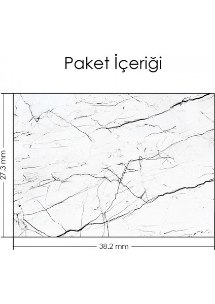 Artikel Beyaz Mermer Notebook Sticker fiyatları