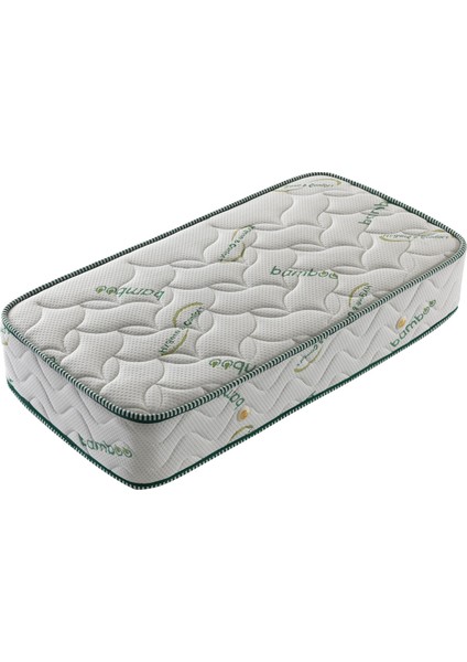 Green Sleep Bamboo Kumaş  Orta Sert  Yaylı Yatak 50 x 90 cm