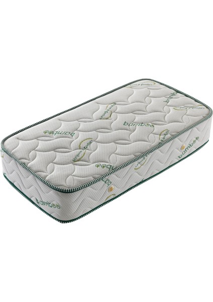 Green Sleep Bamboo Kumaş Orta Sert Yaylı Yatak 90 x 180 cm