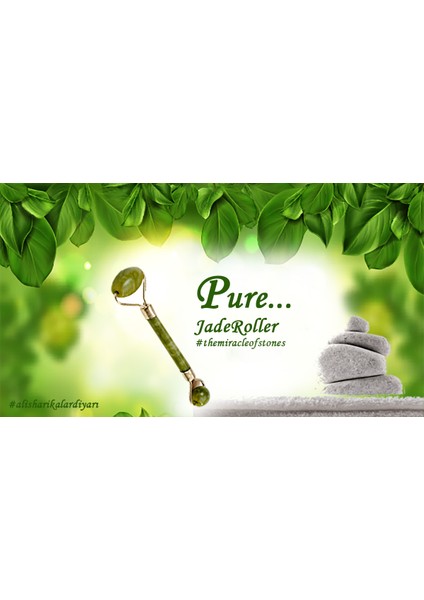 Jade Roller,yeşim Taşı Rahatlatıcı, Sıkılaştırıcı, Kırışık Giderici Etki fiyatları