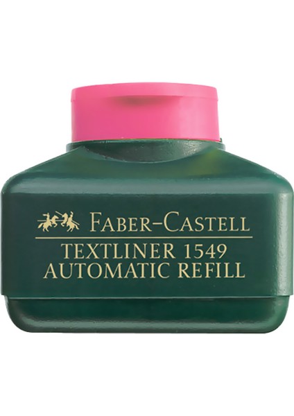 Faber Castell Fosforlu Kalem Mürekkebi 30 ml Pembe