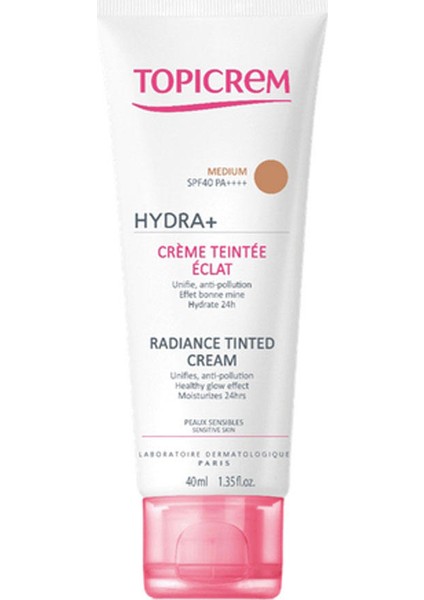 Aydınlatıcı Renkli Bakım Kremi Hydra Radiance Tinted Cream Medium 40 lml