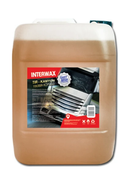 Interwax Easy Wash Truck Fırçasız Tır-Kamyon Yıkama Köpüğü 20 kg