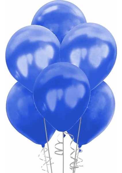 Metalik Mavi Balon