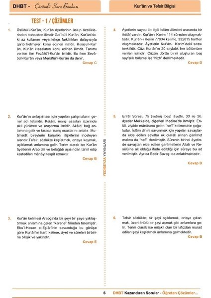 DHBT’nin Pusulası 2020 Tamamı Çözümlü Soru Bankası fırsatları