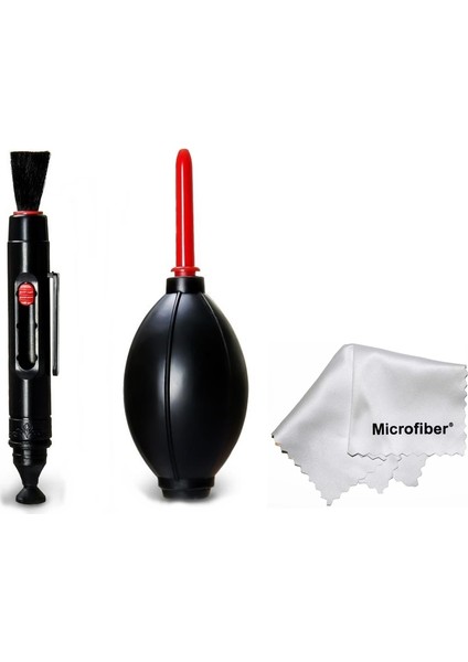 Temizleme Hava Pompası + Lenspen + Microfiber Bez