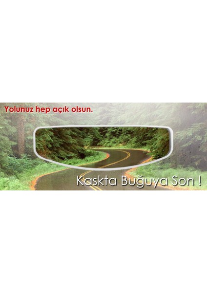 Kask Buğu Önleyici Pinloks Geniş Model