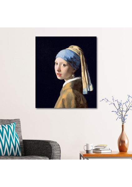 İnci Küpeli Kız - Girl with a Pearl Earring 25 x 30 cm