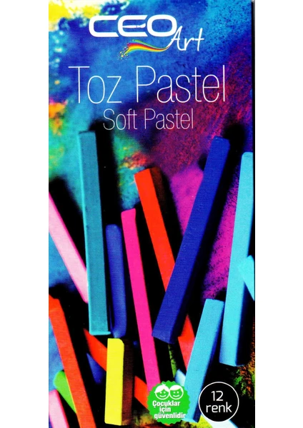 Ceo Art 12'li Toz Soft Pastel Seti