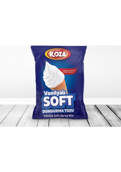 Vanilyalı Soft Dondurma Tozu (Süt Ile)